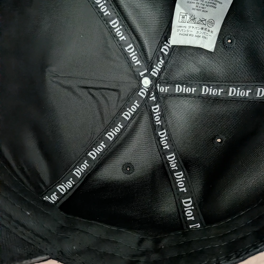 Dior Authentic Black and White Logo Cap - Picture 4 of 5